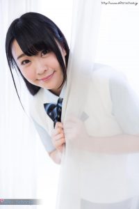 Cute Japanese schoolgirl