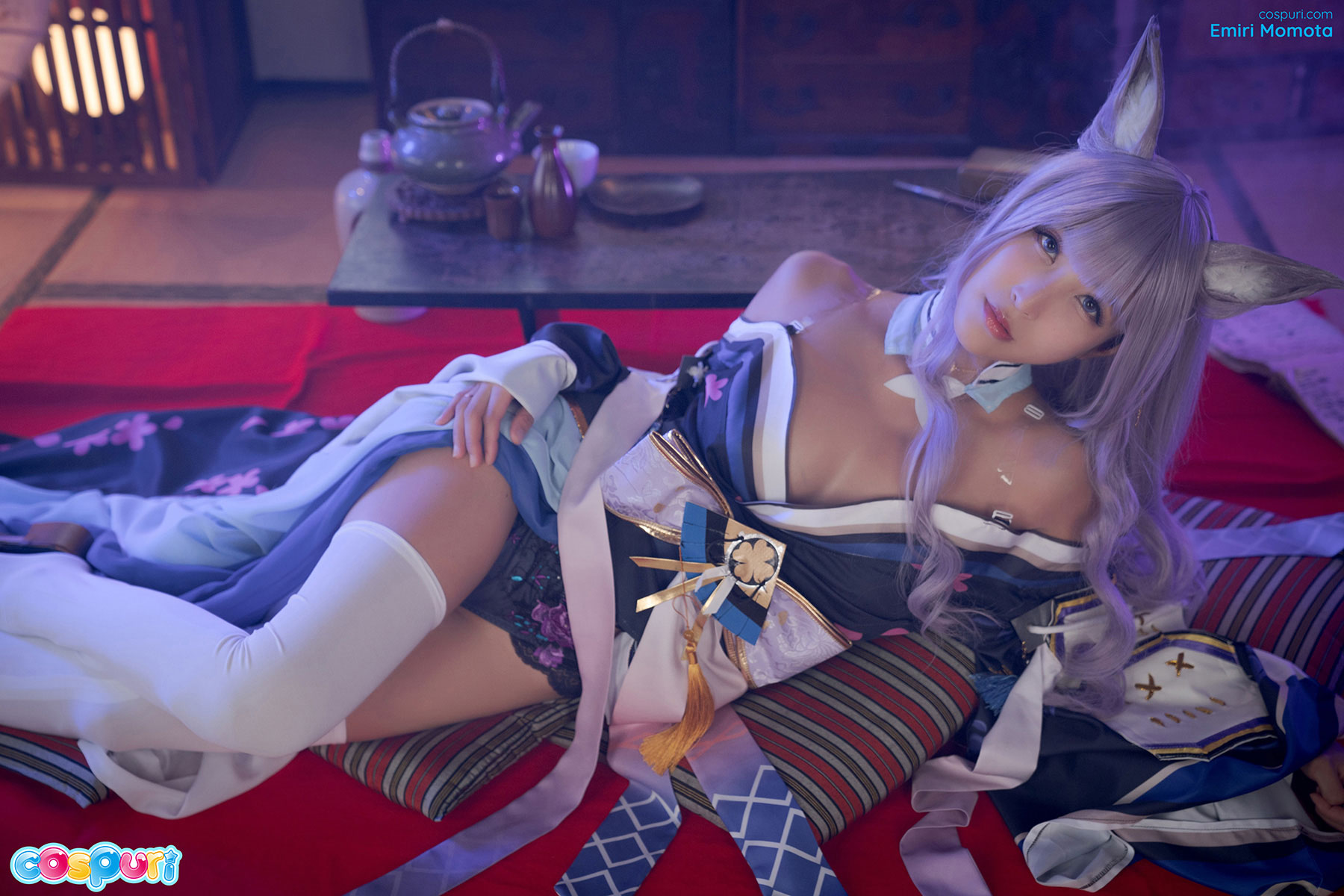 Famous Japanese porn model Emiri Momota posing in cosplay outfit